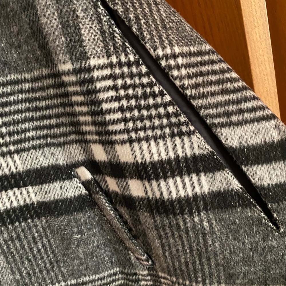 Plaid cape